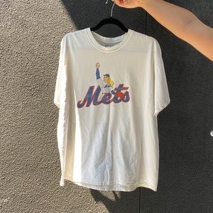 Vintage Mets Graphic Tee Shirt